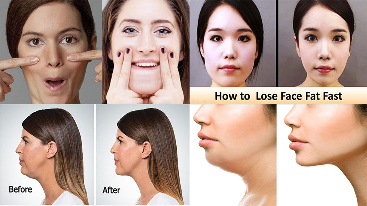 how to lose face fat