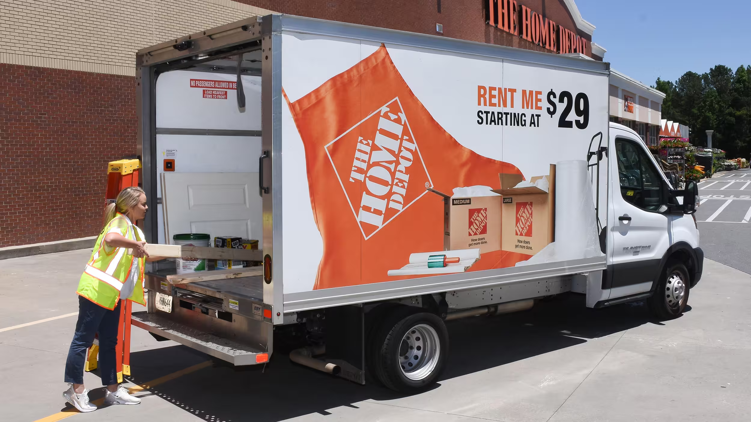 Home Depot truck rental